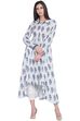 Indigo Rayon Asymmetric Kurta image number 0