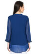 Indigo Straight Viscose Indie Top image number 3