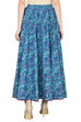 Blue Cotton Skirt image number 4