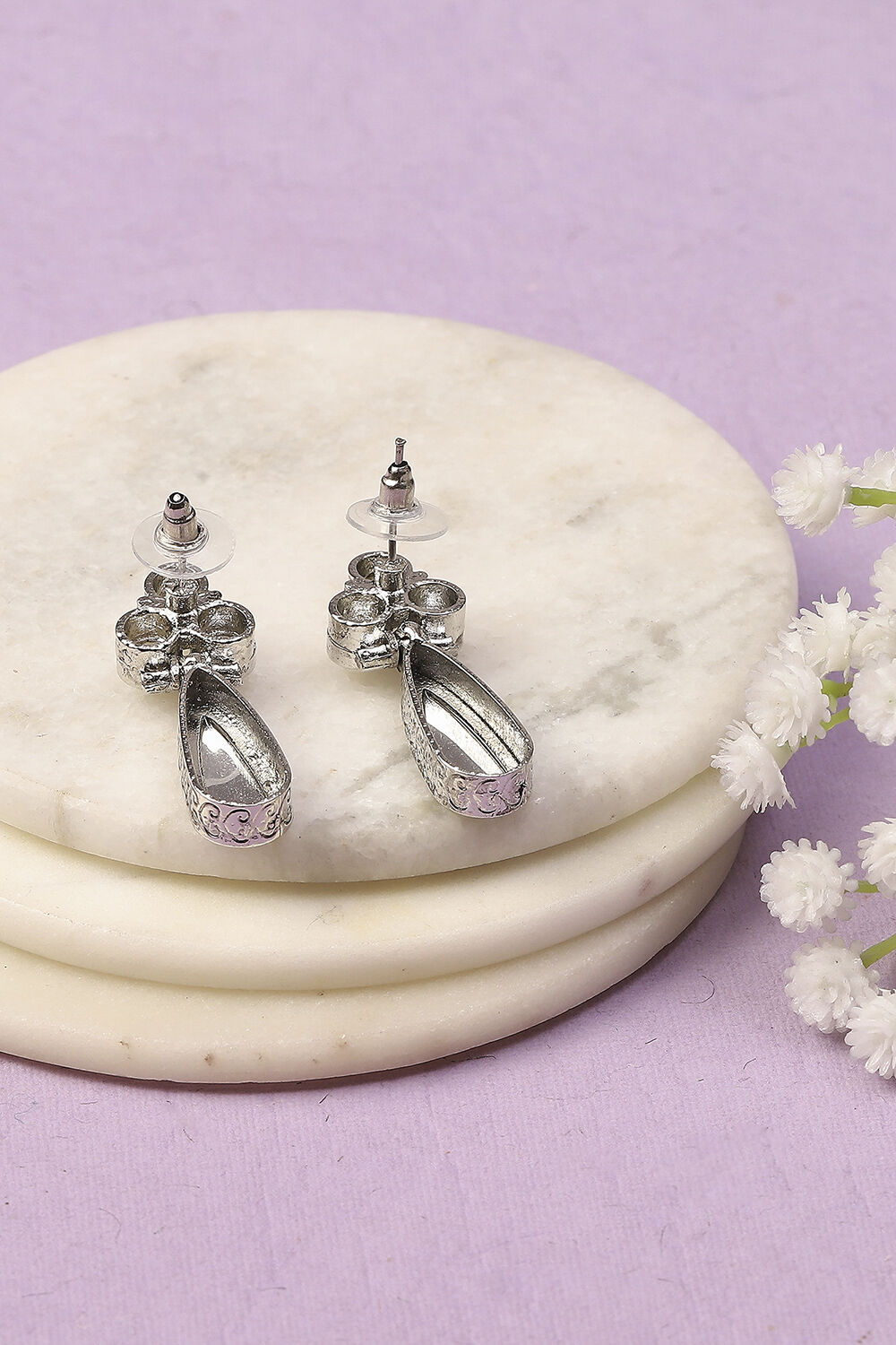 Oxidised Alloy Earrings image number 2