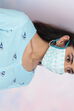Mint Green Viscose Rayon Mask image number 2