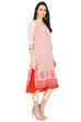 Ivory Straight Polyester Kurta image number 2