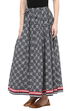 Black Cotton Skirt image number 2