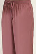 Olive Viscose Blend Straight Set image number 2