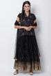 Black Viscose Suit Set image number 5