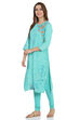 Turq Straight Viscose Kurta image number 2