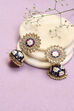 Blue Brass Earrings image number 0