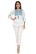 White Short kurta Cotton Indie Top image number 4