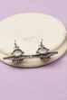 Dual Oxidised Alloy Earrings image number 2