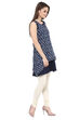 Indigo Straight Poly Chanderi Indie Top image number 2