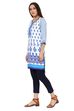 White Straight Cotton Kurta image number 5