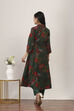 Green Viscose Polyester Kalidar Suit Sets image number 4