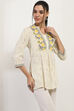 Olive Viscose Rayon Straight Kurti image number 4