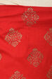 Red Poly Lycra Slim Pants image number 5