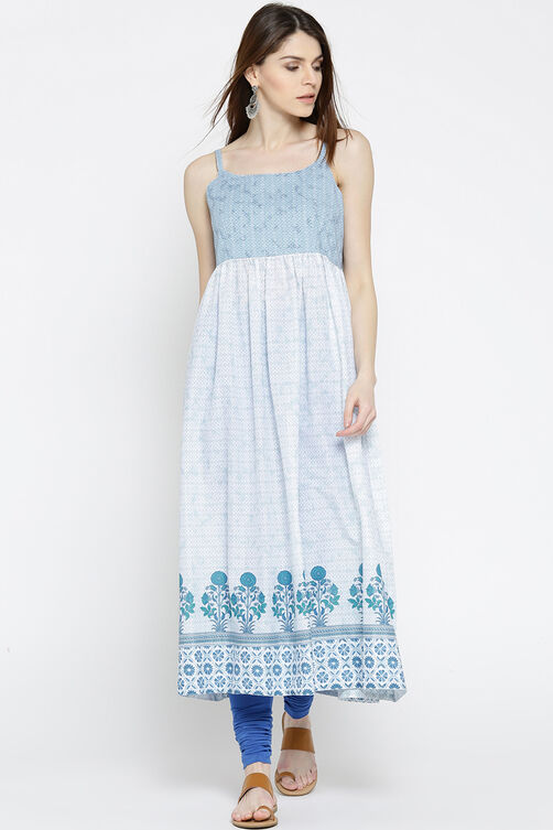 White Cambric Straight Kurta image number 3