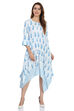 Peach Flared Viscose Dress image number 0