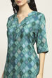 Red Viscose Rayon Printed Straight Kurta image number 1