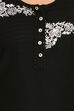 Black Cotton Straight Kurta image number 4
