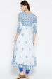White Cambric Straight Kurta image number 4