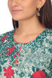 Mint Green Straight Viscose Rayon Indie Top image number 1