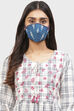 Blue Cotton Mask image number 0