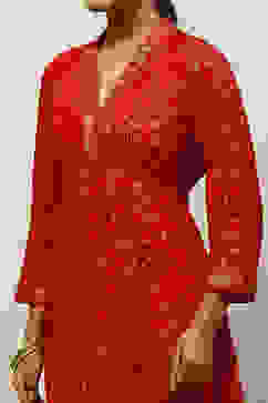 Magenta Printed A-line Kurta image number 1