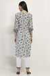 White Viscose Blend Straight Set image number 4