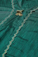 Green Poly Viscose Straight Printed Suit set image number 1