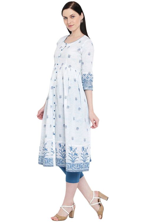 White Cambric Kurta image number 2