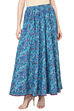 Blue Cotton Skirt image number 0