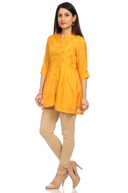 Red A Line Poly Cotton Indie Top image number 3