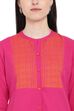 Pink Cotton Flared Indie Top image number 1