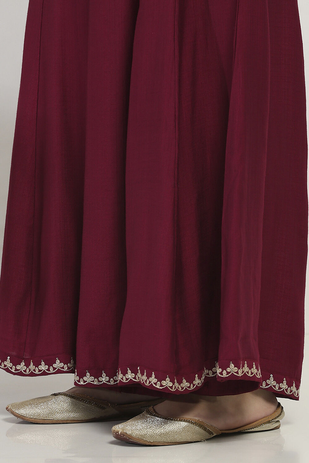 Wine Viscose Blend Straight SET image number 8