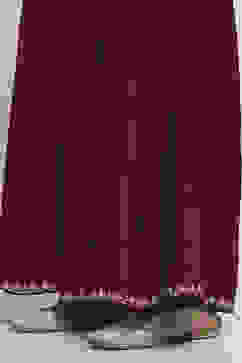 Wine Viscose Blend Straight SET image number 8