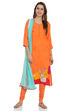 Coral Straight Viscose Kurta image number 3