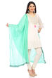 Green Cotton Stoles image number 1