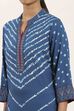Indigo Blue Viscose Rayon Straight Kurta Pants Set image number 1