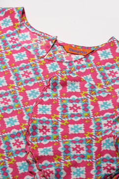 Multicolored Viscose Rayon Short Top image number 1