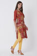 Rust Viscose Straight Kurta image number 2