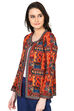 Red Straight Modal Jacket image number 2