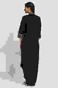 Black Viscose Blend Skirt Set image number 4