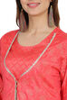 Coral Front open Viscose Kurta image number 1