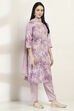 Mauve Cotton Straight Set image number 5