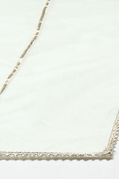 Beige Viscose Woven Straight Kurta Suit Set image number 3
