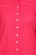 Pink Straight Cotton Kurta image number 4