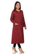 Black A Line Viscose Jacket image number 3