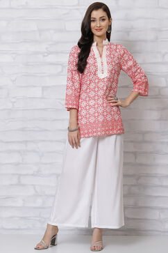 White Viscose Palazzo image number 5