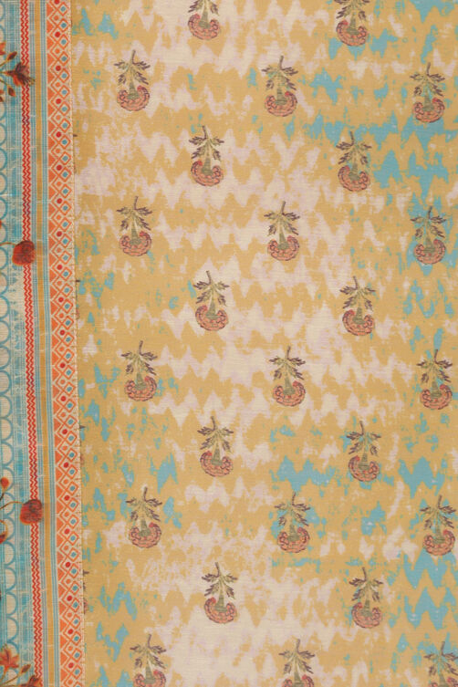 Beige Polyester Stole image number 3
