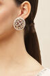 Maroon Alloy Earrings image number 1