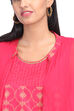 Pink Front Open Viscose Shurg image number 1